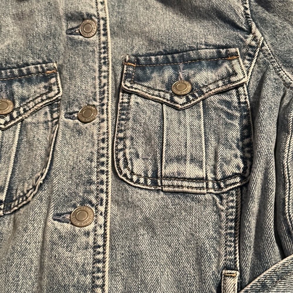 Lauren Ralph Lauren- Belted Denim Blazer in Mojave Blue Wash - Size 0 - Picture 3 of 6